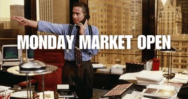 Monday's Market Open